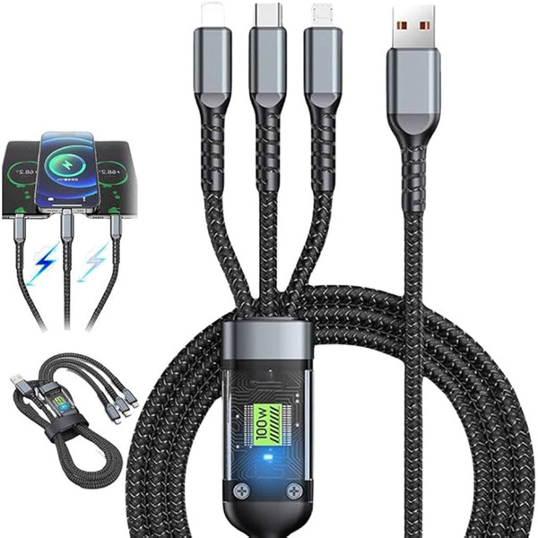 100W 3 In 1 High Quality Fast Charging Cable