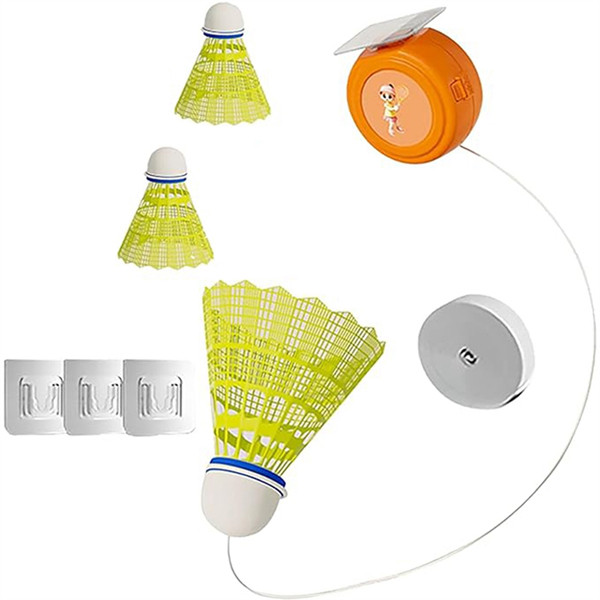 Indoor Batminton Self Trainer Set