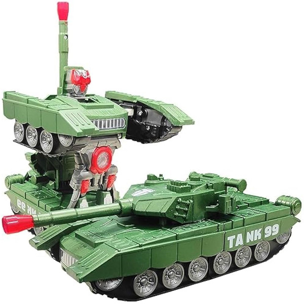 Rechargeable Robots Tank Music Car Toy