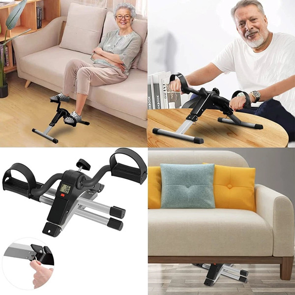 Mini Pedal Exercise Bike Foldable Exercise Pedal With LCD Display