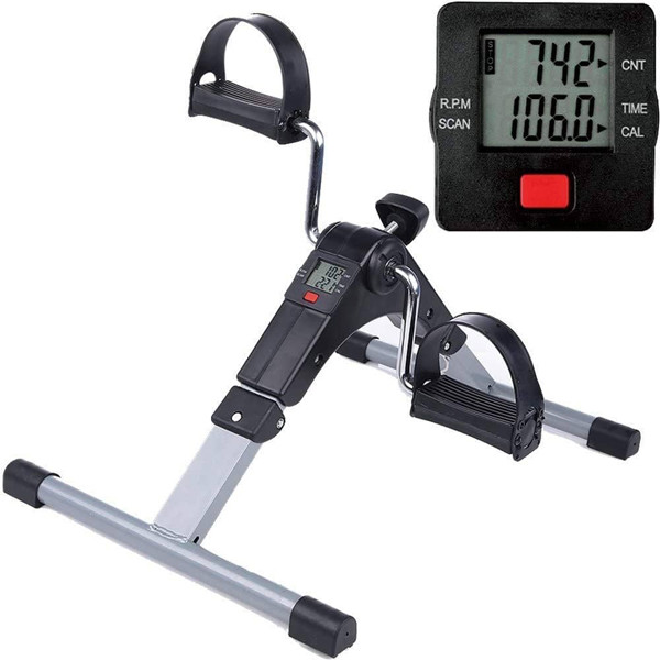Mini Pedal Exercise Bike Foldable Exercise Pedal With LCD Display